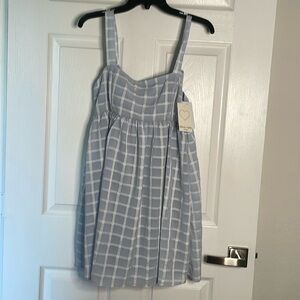 NWT Allison & Kelly plaid tank mini dress
